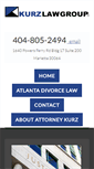 Mobile Screenshot of divorce-lawyer-atlanta.com